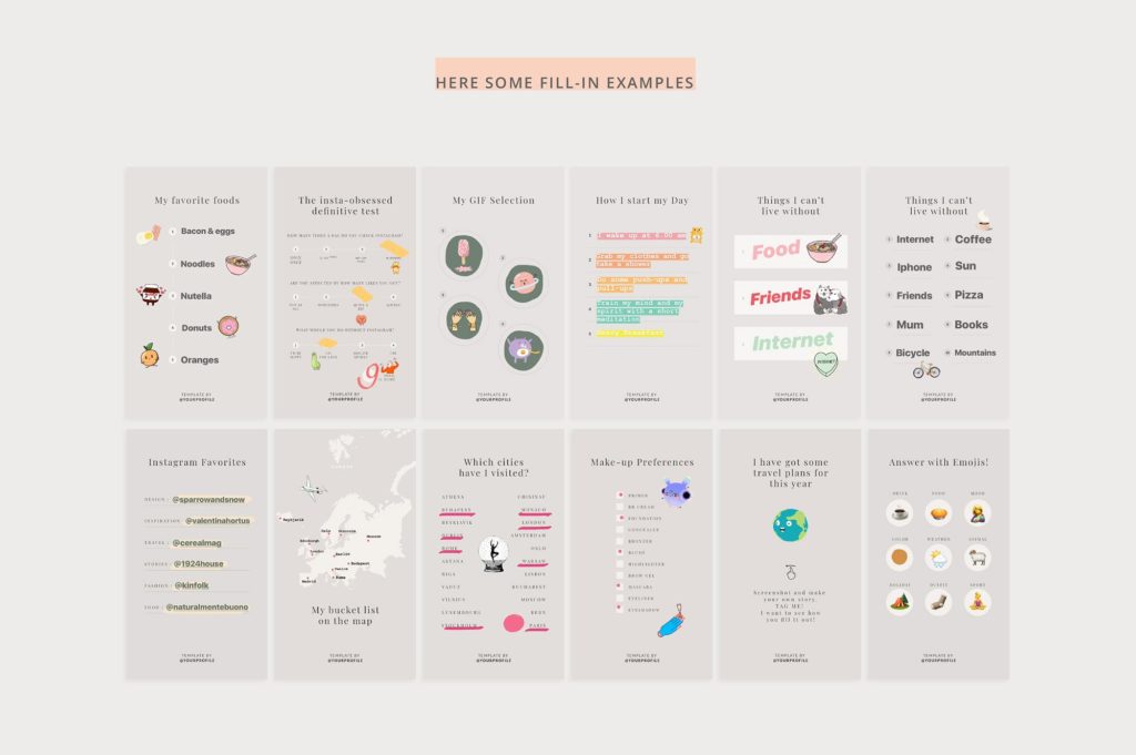 素材库下午茶：一组手绘风问答UI原型模版打包下载[psd]插图(2)
