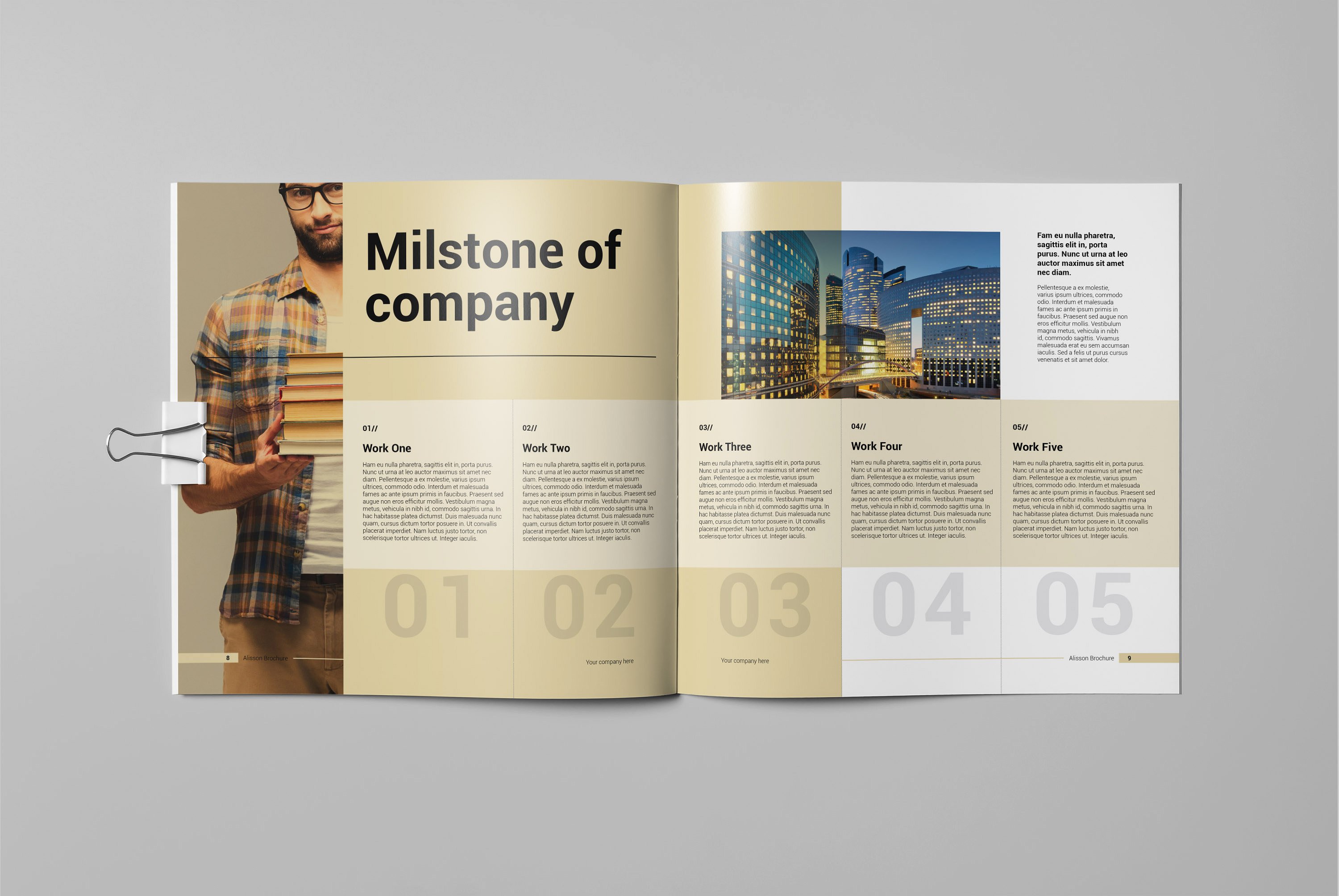 East Brochure–20页时尚简约的杂志模板下载[indd]插图(5)