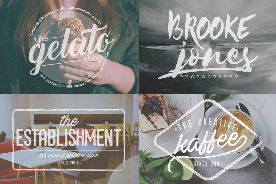 英文手绘字体Logo合集7 Logo Set 7插图(2)