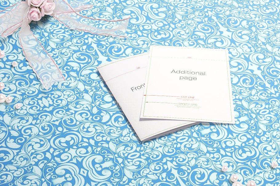 婚礼贺卡邀请卡样机 Wedding Greeting Cards mockups v.1插图(9)