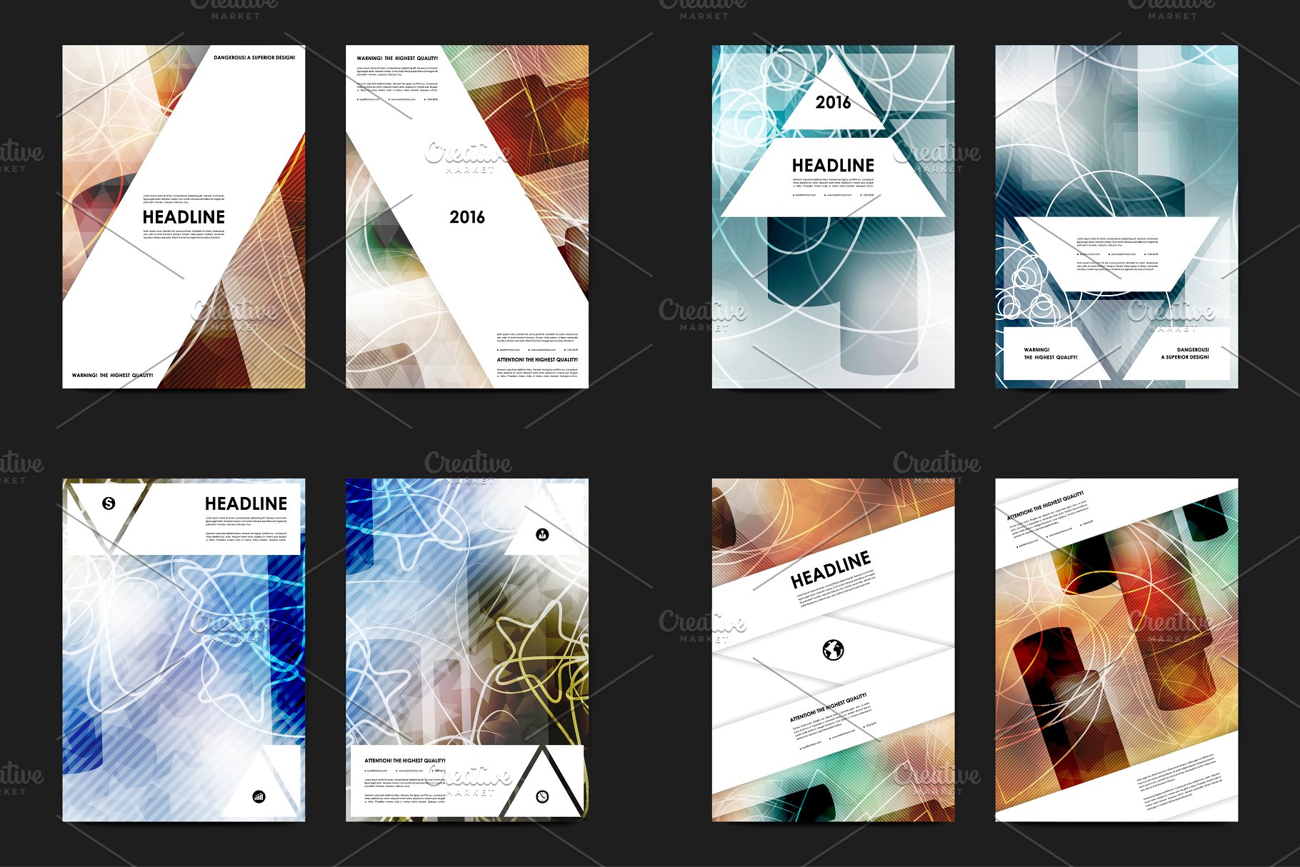 极力推荐：50+商业企业宣传传单模板 50+ Business Flyers Bundle插图(7)