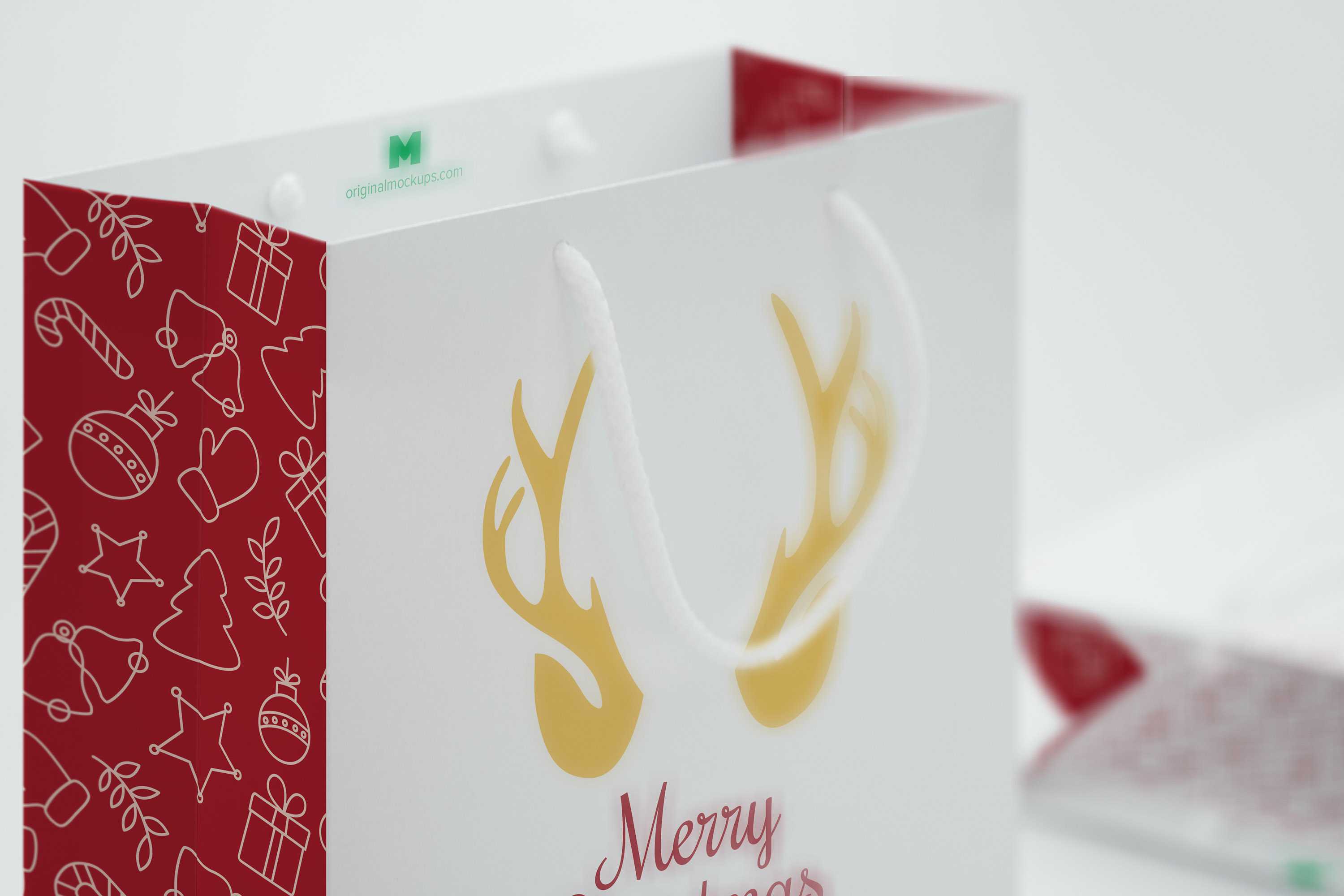 品牌购物袋设计样机模板09 Shopping Bag Mockup 09插图(1)