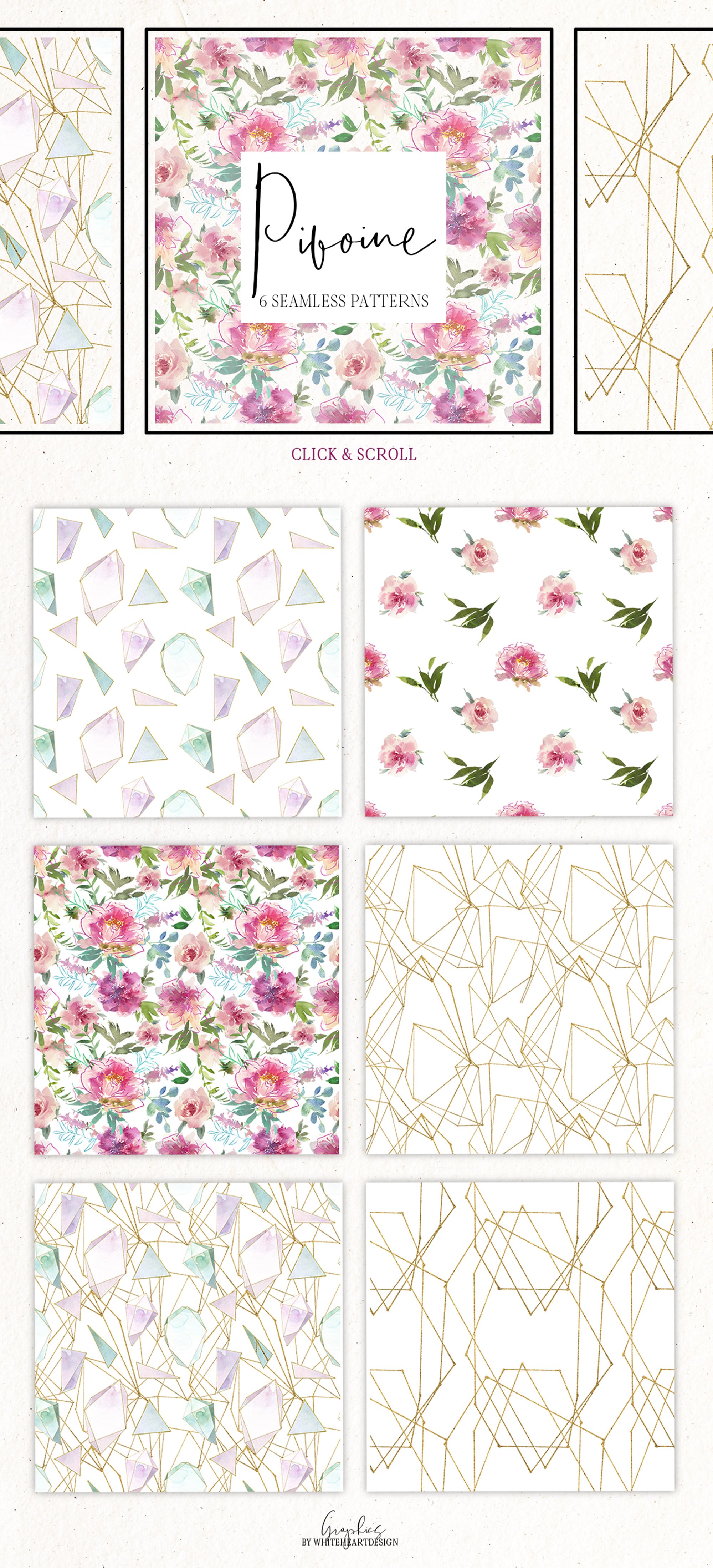 水彩画设计工具包[3.18GB] Pivoine – Watercolor Design Kit插图(22)