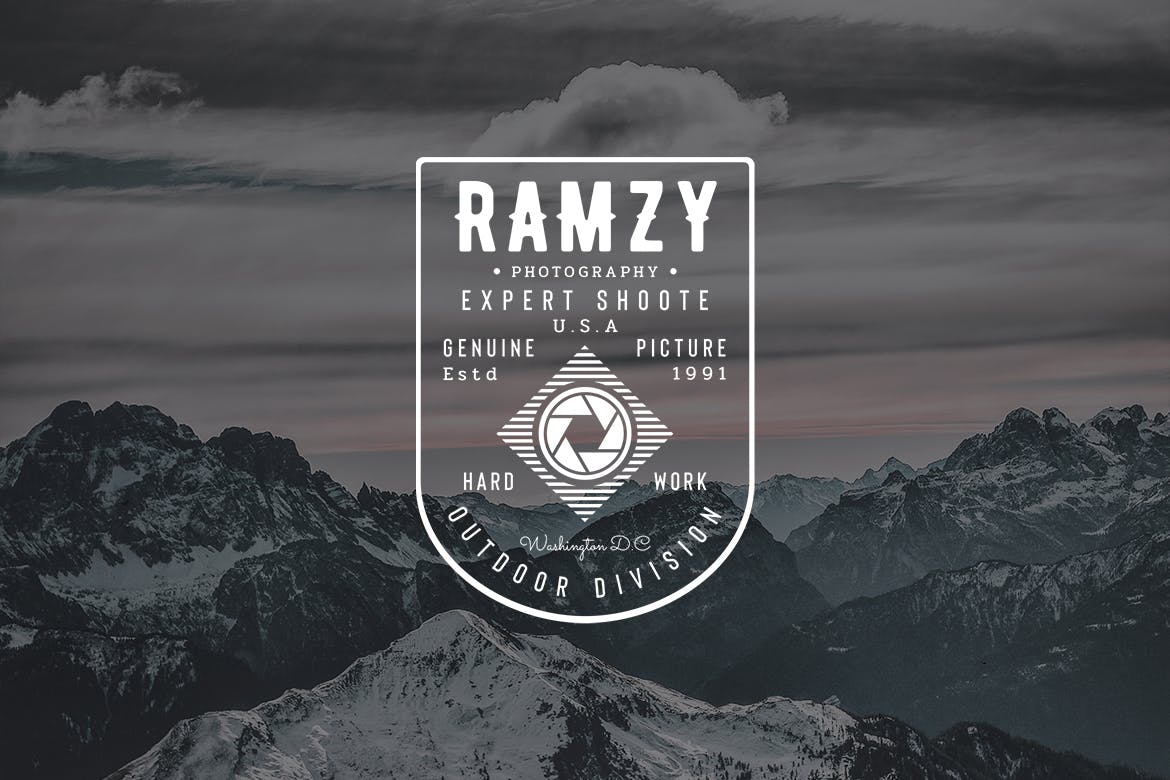 欧美复古设计风格品牌素材库精选LOGO商标模板v19 Vintage Logo & Badge Vol. 19插图(1)