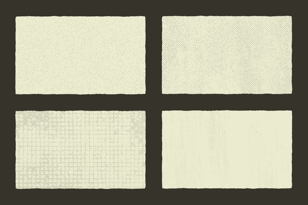 复古做旧风格等距点阵网状半色调纹理 Subtle Halftone Textures插图(2)