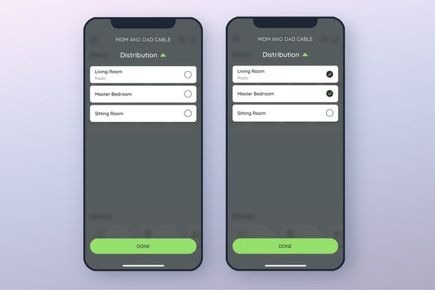 智能家居APP－电视信号频道管理界面UI模板 Cable Smarthome Mobile UI – FP插图(1)