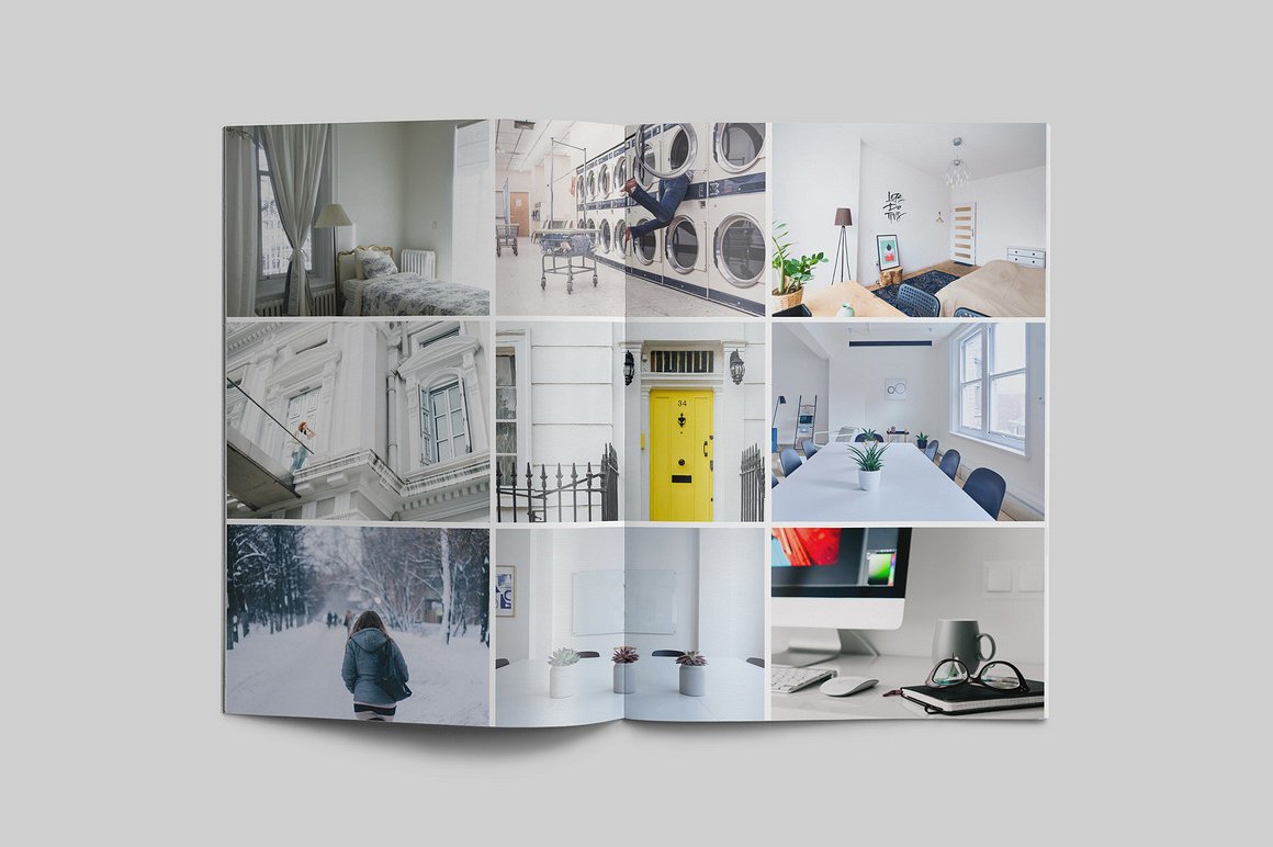 100页漂亮极简的商业化杂志模板下载[indd]插图(41)