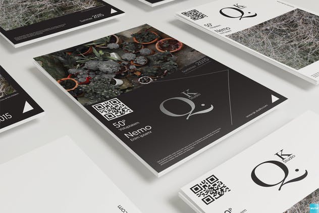 多视角海报传单样机 A4/A5 Poster-Flyer Mockups插图(5)