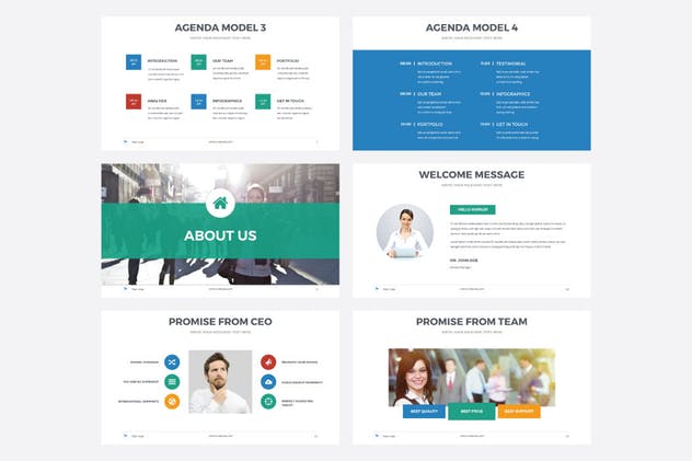 信息图表类型企业数据展示PPT演示模板Vol.39 Multipurpose PowerPoint Template V.28插图(2)
