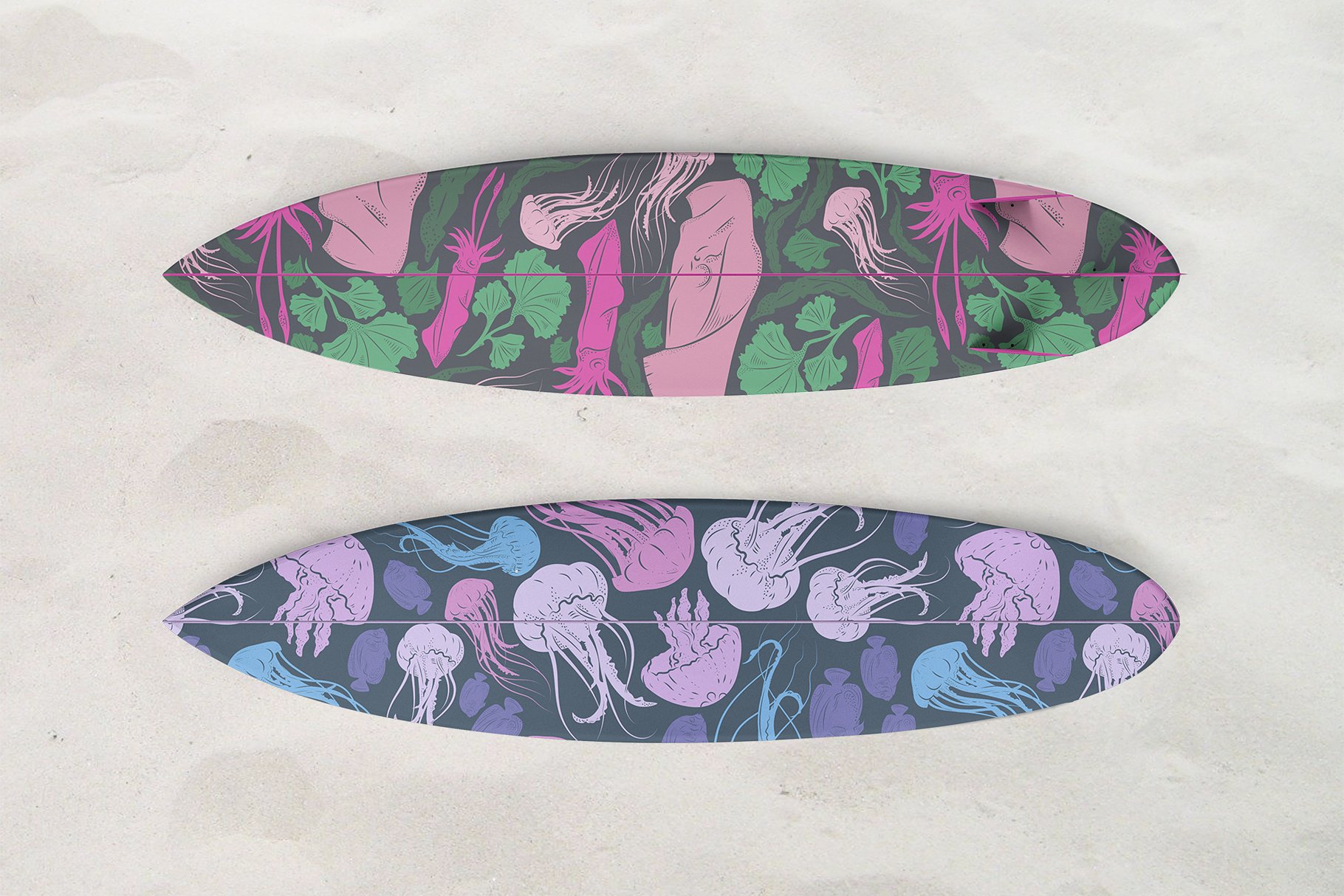 水下王国图形设计工具包 Underwater Kingdom Graphics Toolkit插图(6)