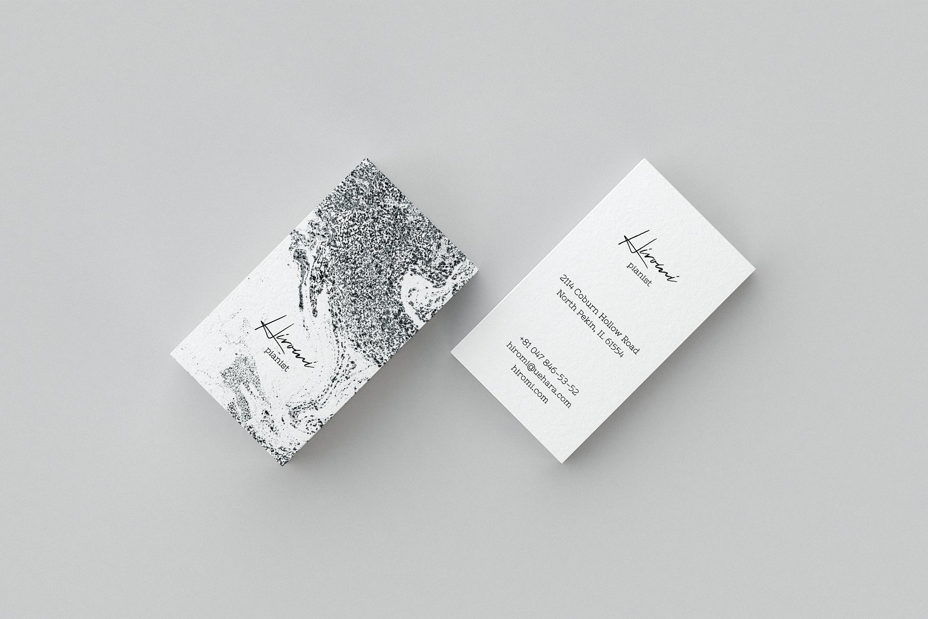 独特的大理石纹理背景的名片设计模板下载[psd]插图(4)