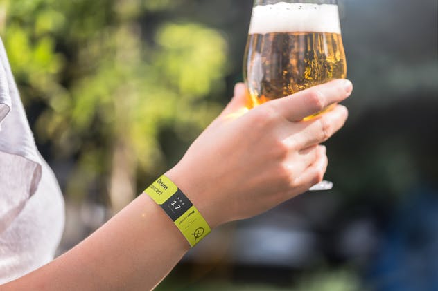 纸质手环腕带样机模板V2 Paper Band Mock-up 2插图(5)