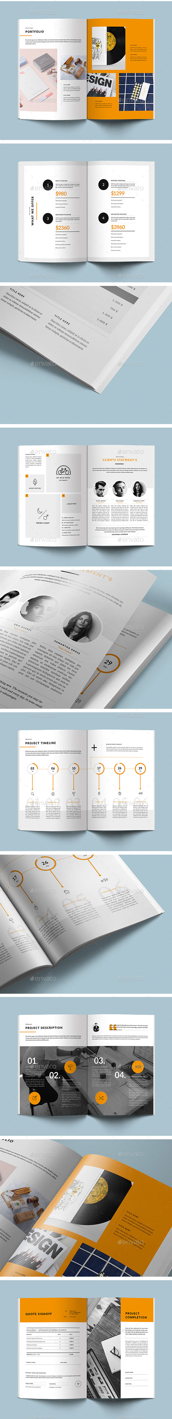 现代、专业、极简的杂志模板合辑下载 Proposal Bundle [indd]插图(11)