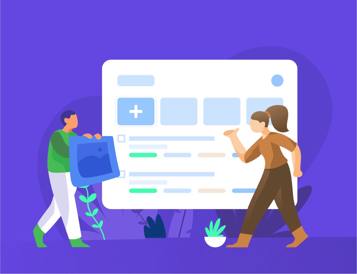 网站设计工作协作素材库精选概念插画素材 Work Collaboration Illustration 1.3插图(2)