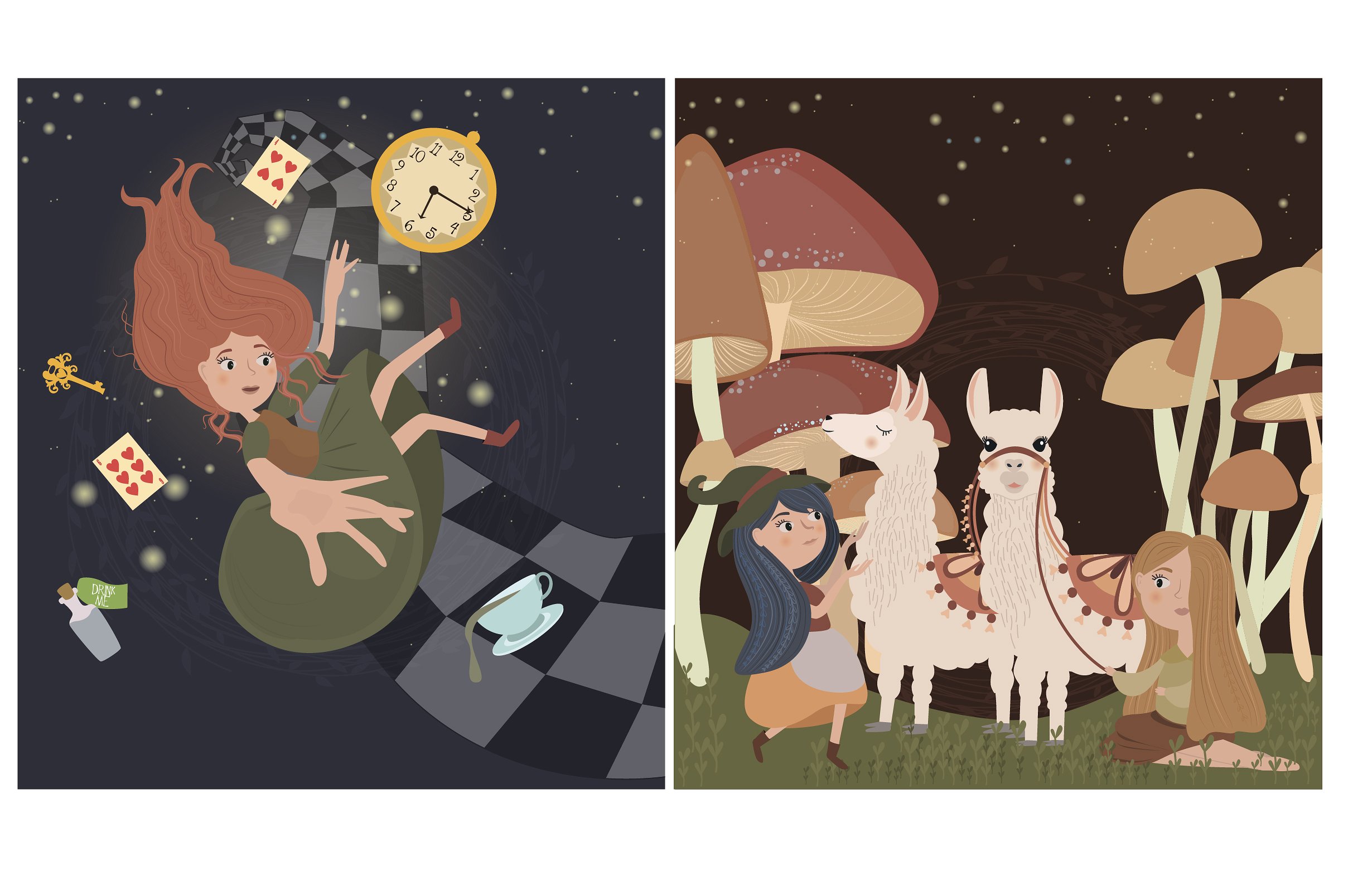 魔术森林剪贴画和卡通插图合集插图(6)