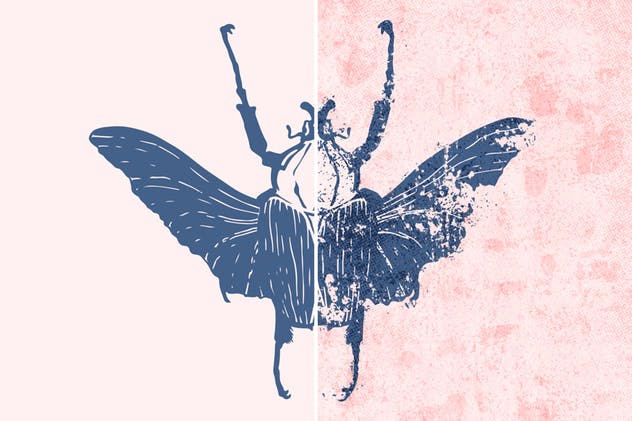 半色调矢量纹理合集 Blackview Vector Texture Set插图(7)