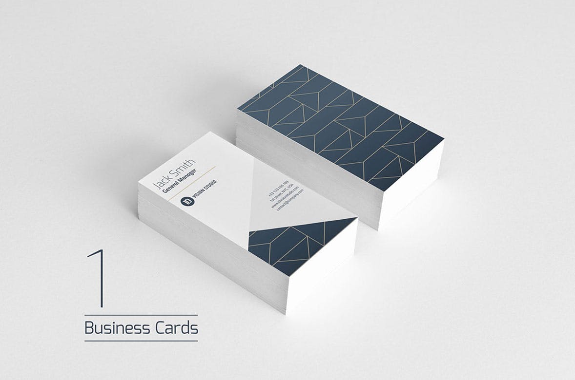 时尚高端简约多用途的企业形象VI设计模板(AI,EPS,INDD,PSD)插图(5)