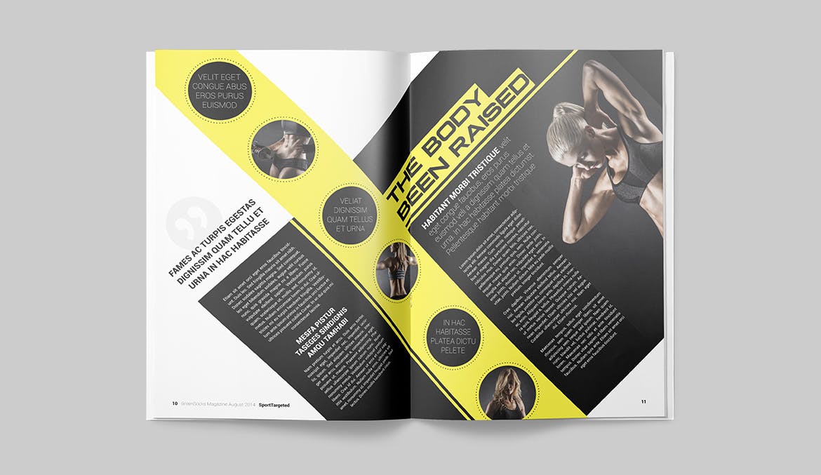 体育运动主题素材库精选杂志版式设计InDesign模板 Magazine Template插图(5)