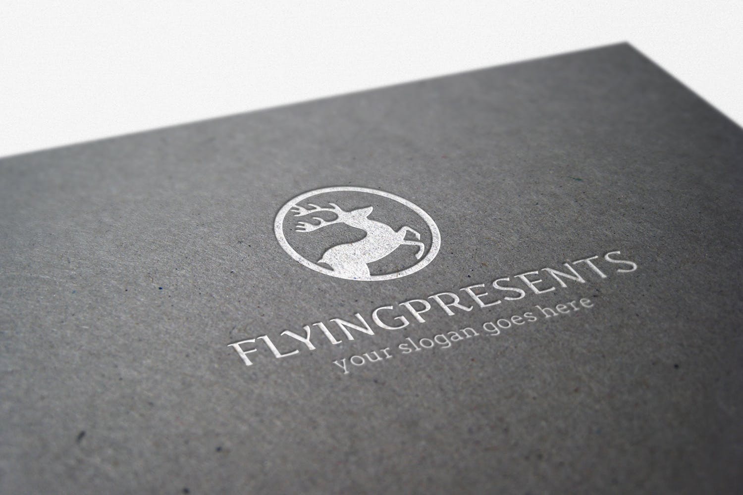 飞行驯鹿图形Logo设计模板 Flying Reindeer Logo插图(5)