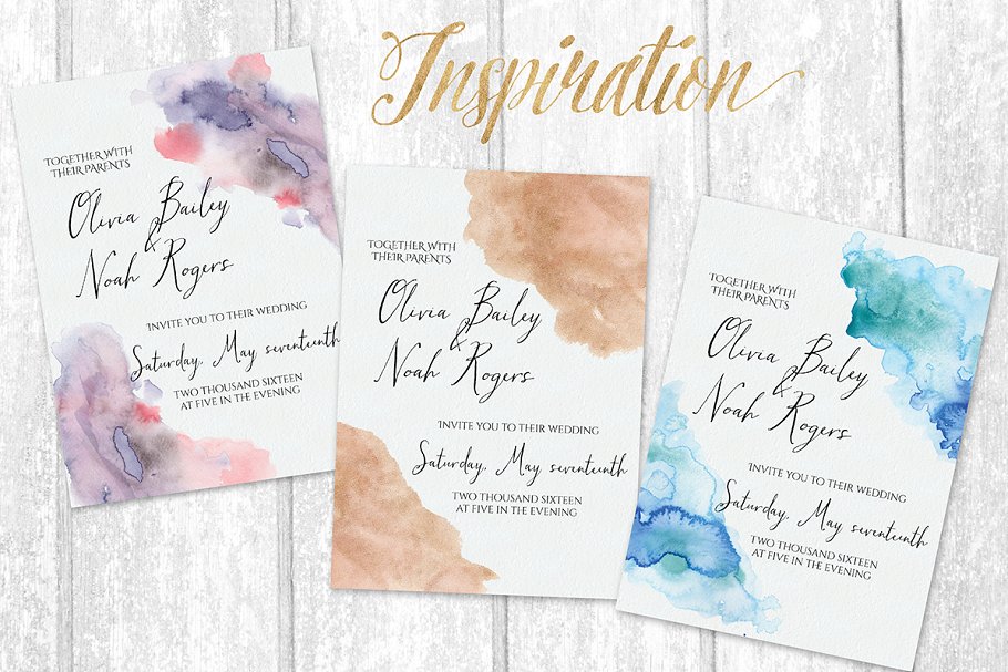 水彩笔画和印染特效纹理 Watercolor Therapy: Textures插图(4)