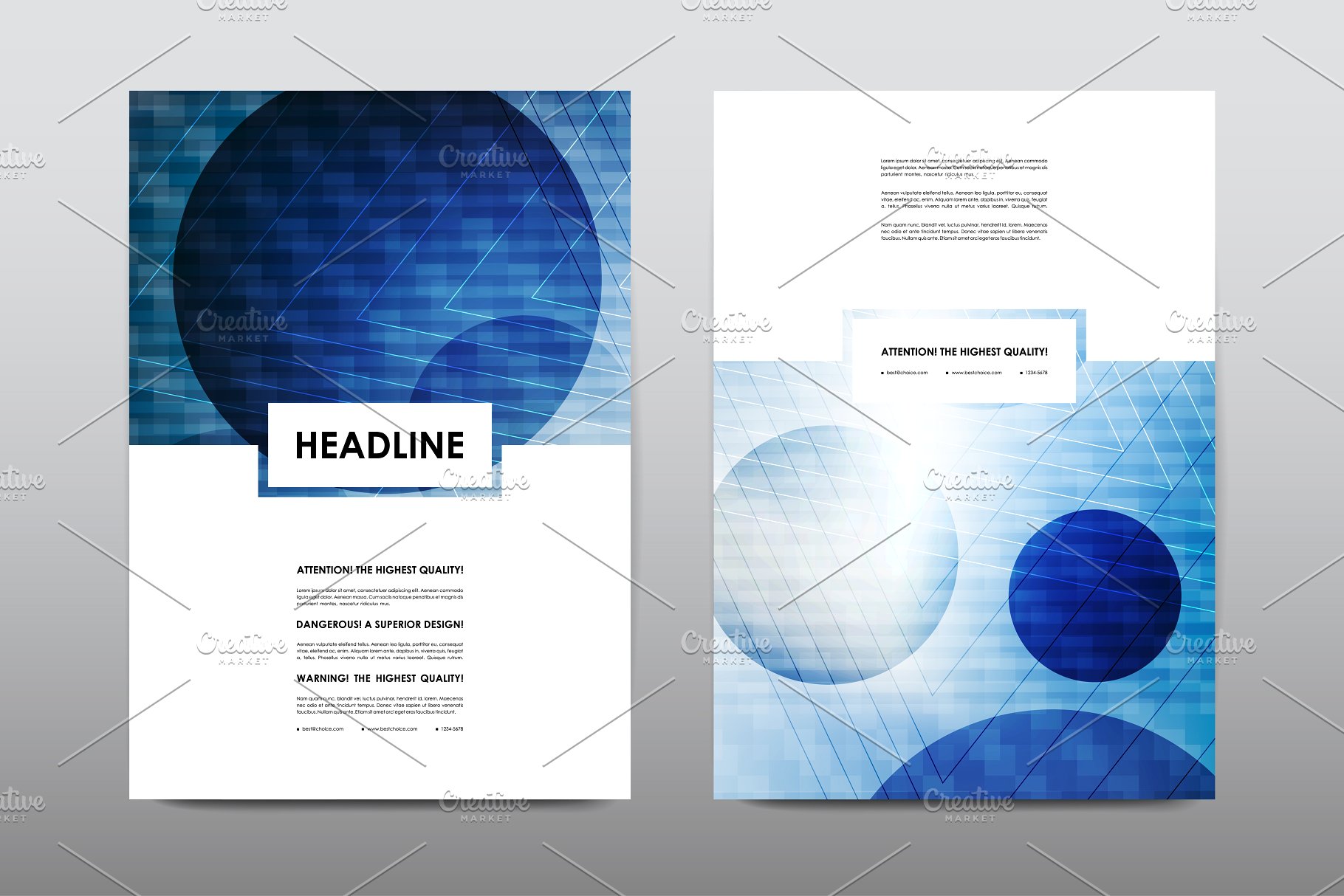 50+商业企业宣传小册子模板 50+ Business Brochures Bundle插图(33)