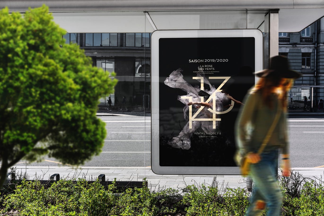 户外立式广告牌广告设计效果预览样机模板 Billboards Urban Mock-Up插图(4)