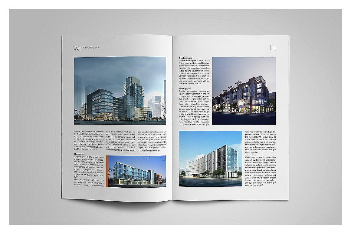 专业、整洁、现代的30页杂志画册模板插图(5)