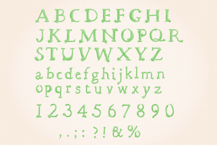 四色水彩卡通字母表 Watercolor Alphabet插图(2)