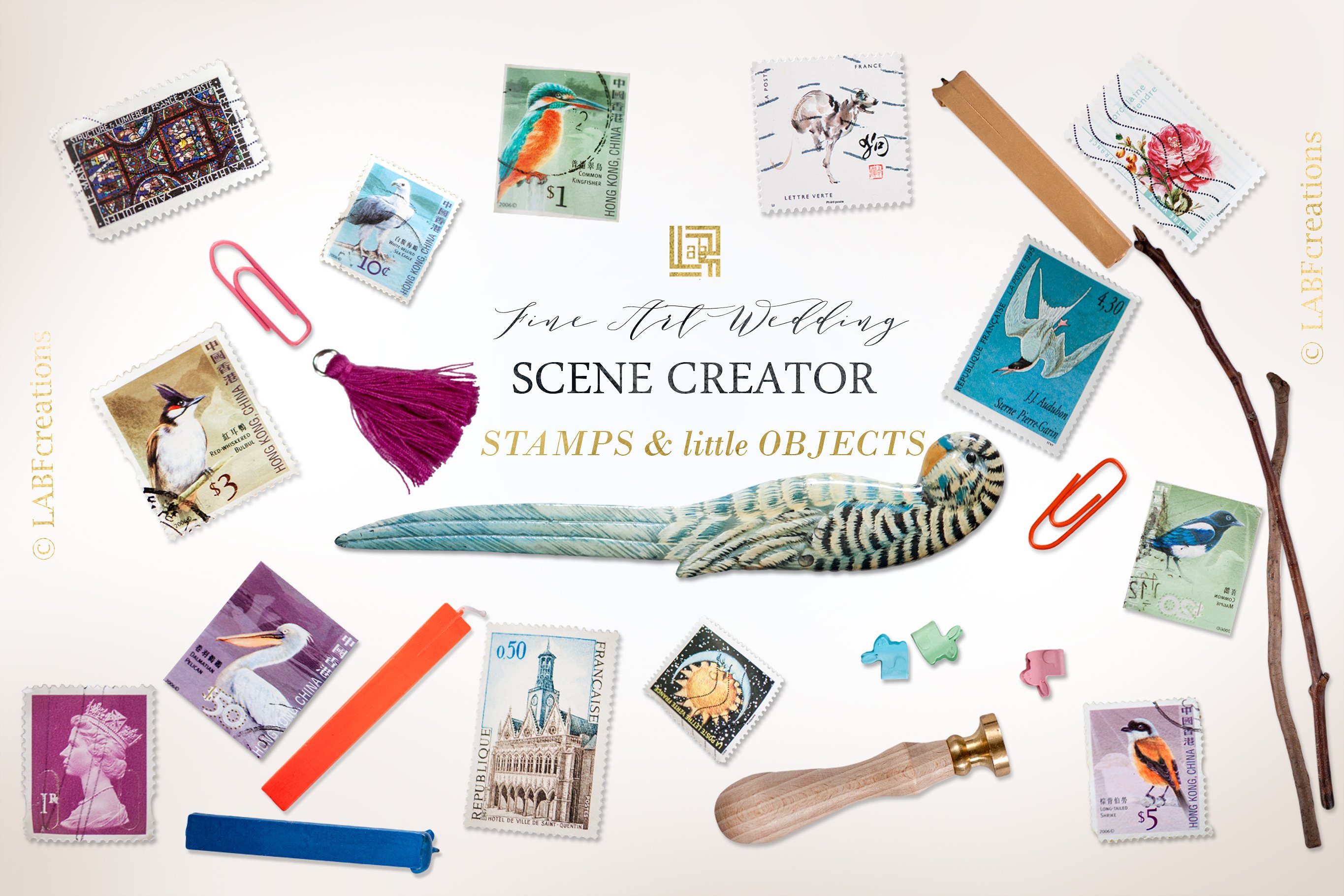 豪华高品质的婚礼场景生成器下载 FineArt wedding Scene creator[psd,png,jpg]插图(5)