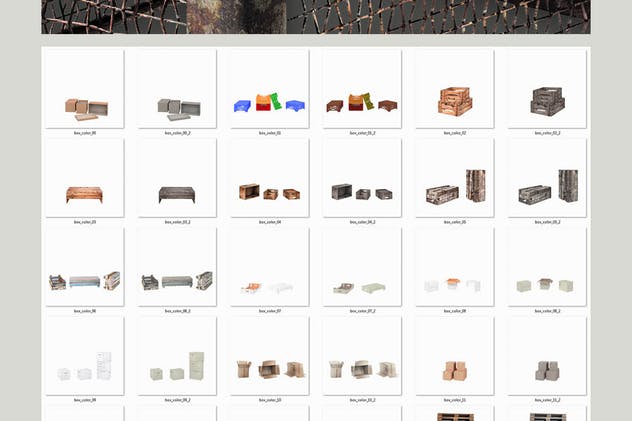 大帐篷灯泡装饰金属字体场景模板17 Marquee Light Bulbs Chaos 17 – Shapes & Backgrouds插图(5)