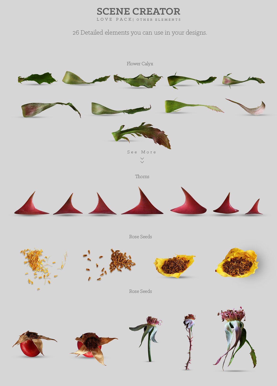 浪漫爱情(情人节)玫瑰花素材大合集1.6G[psd,eps,png]插图(8)