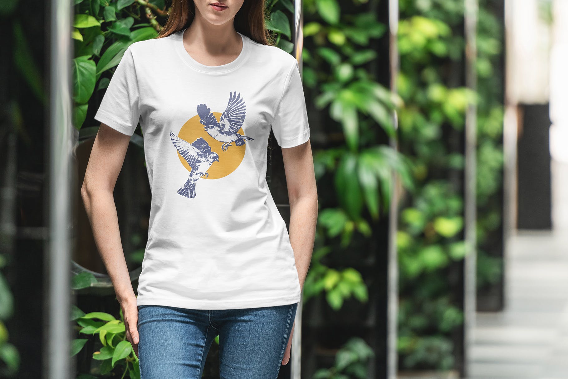 城市系列-印花T恤产品展示样机素材库精选模板v8 T-Shirt Mockup Urban Edition Vol. 8插图(6)