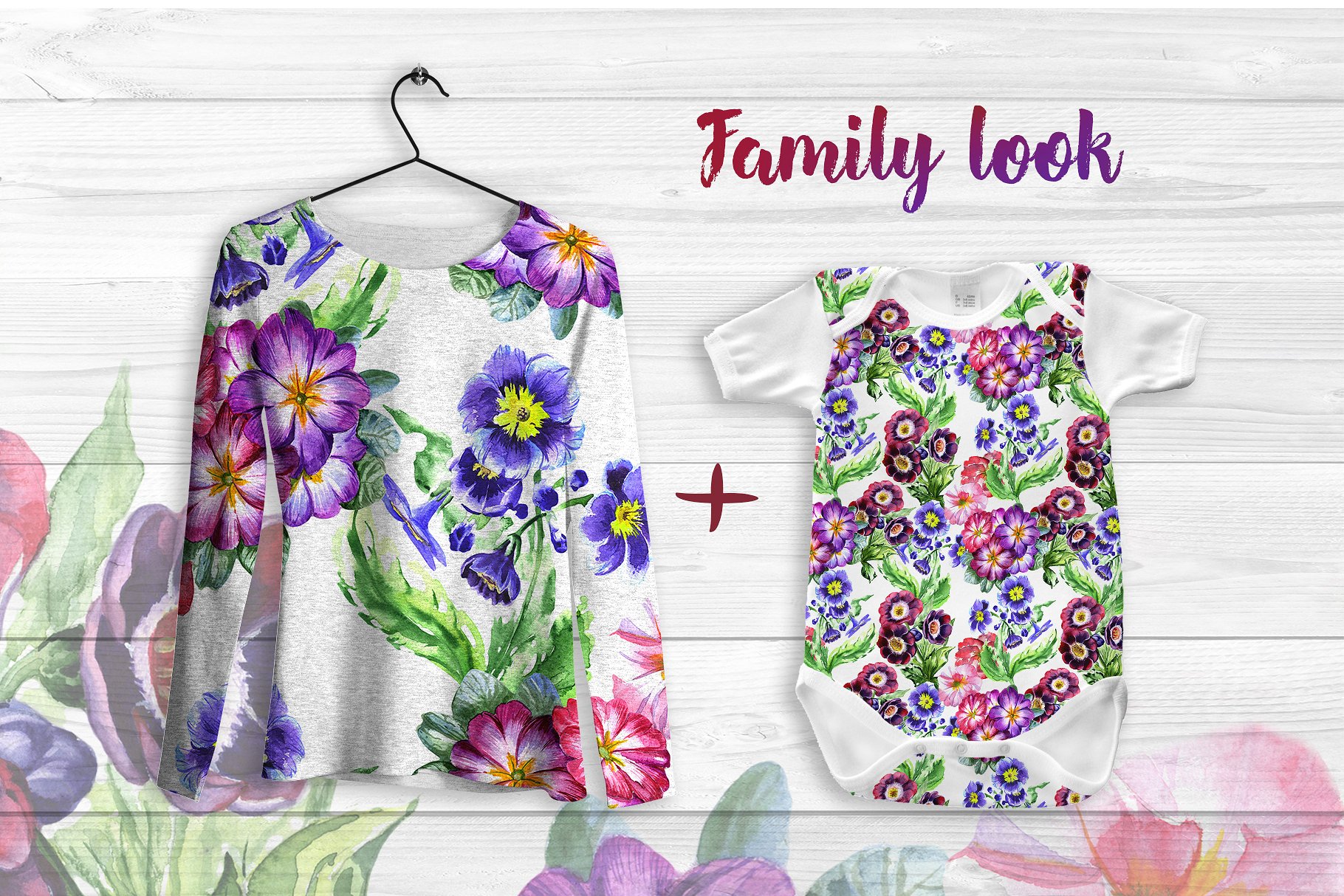 超赞的30款紫罗兰花水彩集打包下载[png,jpg]插图(1)