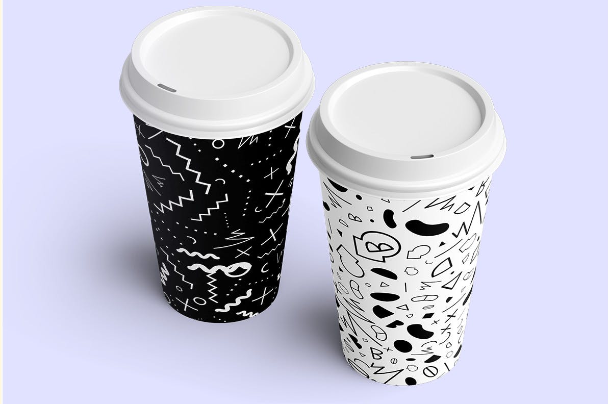 40种基于现代矢量图形重复图案无缝背景素材 II Simple Seamless Pattern II插图(7)