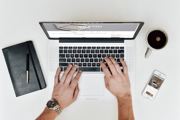 响应式网站设计案例演示多设备样机模板 Responsive Web App Display Mock-Up插图(3)