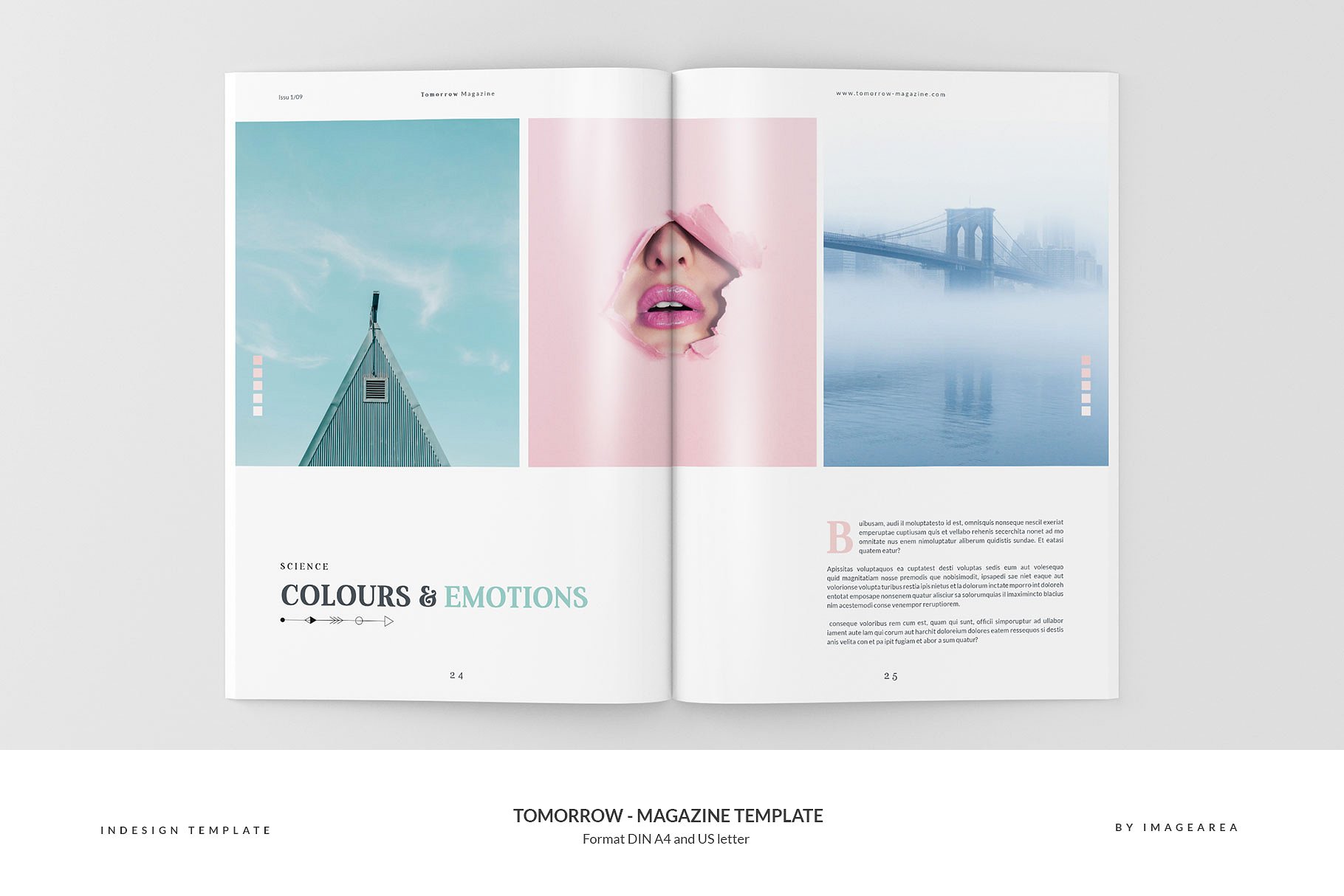 图文并茂排版优秀的专业杂志模板 Tomorrow – Magazine Template插图(13)