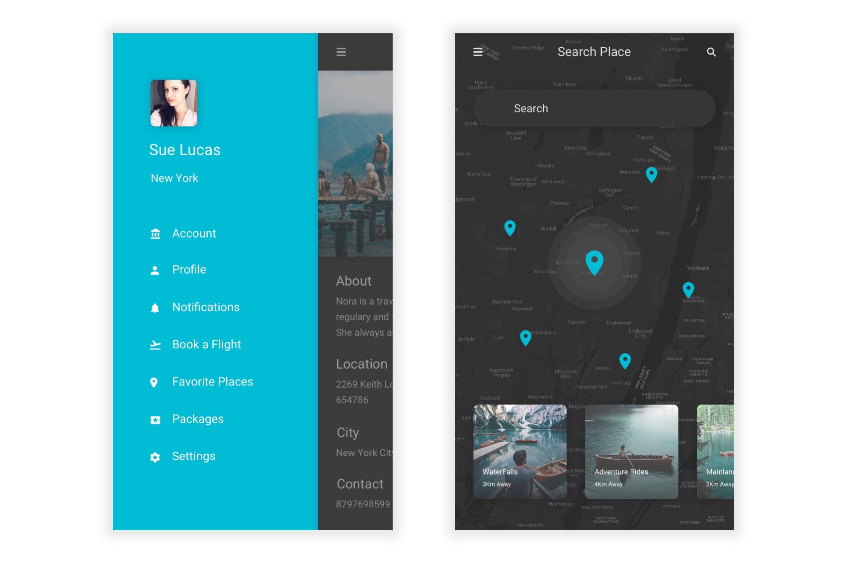 旅行＆机票在线预订APP应用UI设计Sketch模板 Duri – Travel & Flight Booking Figma UI Kit插图(7)