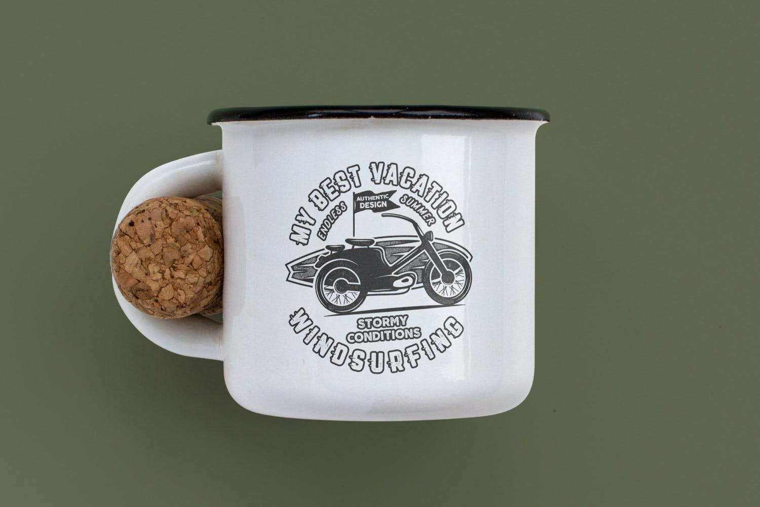 复古冲浪图案T恤印花设计素材 Surfing Retro Graphics Prints TShirt, Summer Label插图(5)