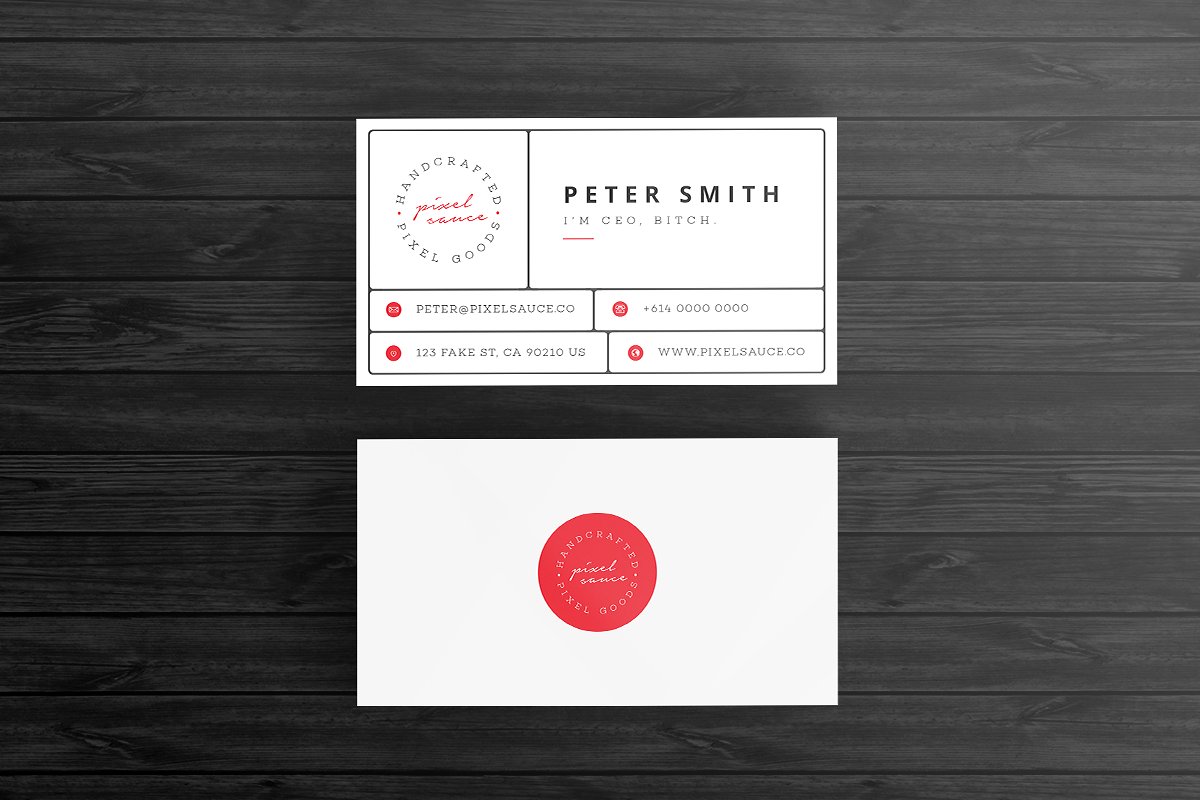 68个高端时尚简约的商务名片设计模板插图(14)