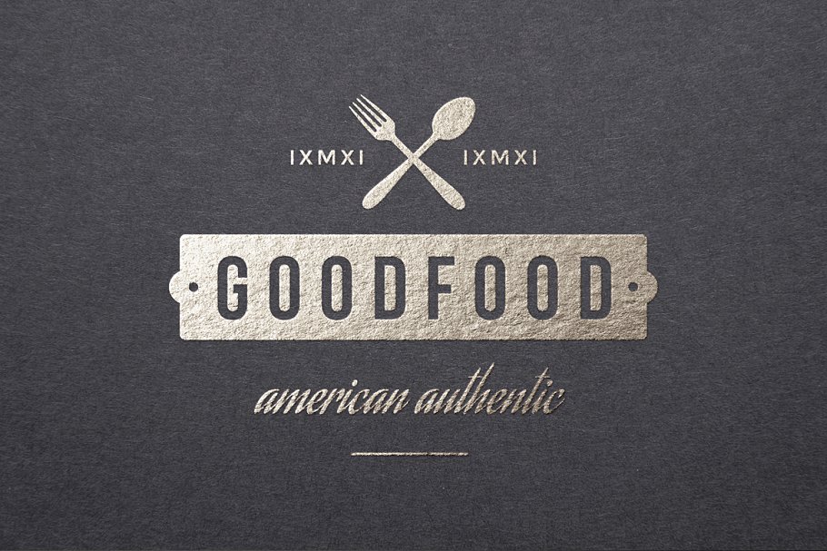 80款西餐厅品牌Logo和徽标模板 80 Restaurant Logotypes and Badges插图(8)