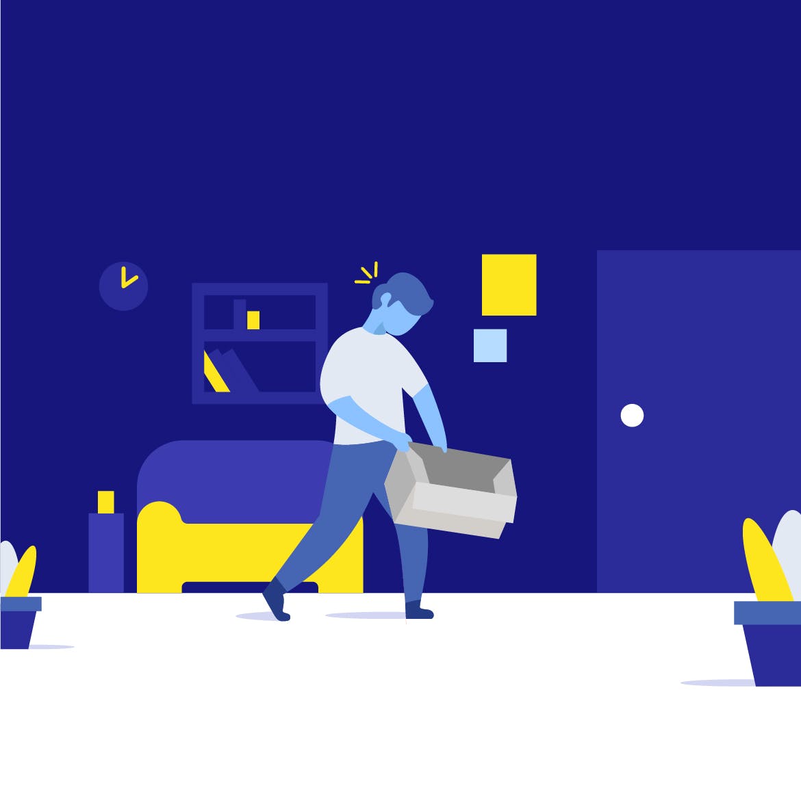 网站&APP空状态图示矢量插画素材库精选 Empty state illustration for website and apps插图(1)