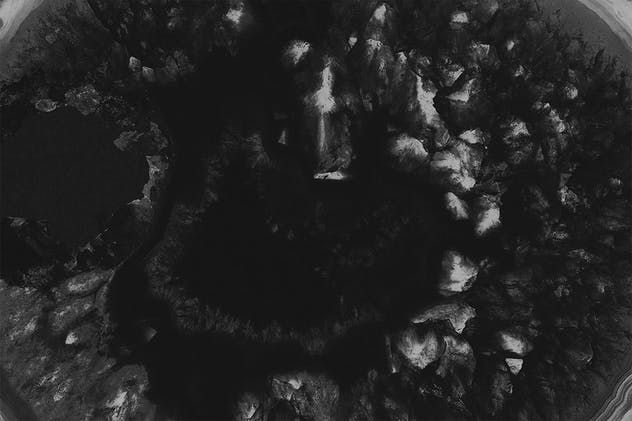 单色玛瑙纹理设计素材 Monochrome Agate Textures插图(8)