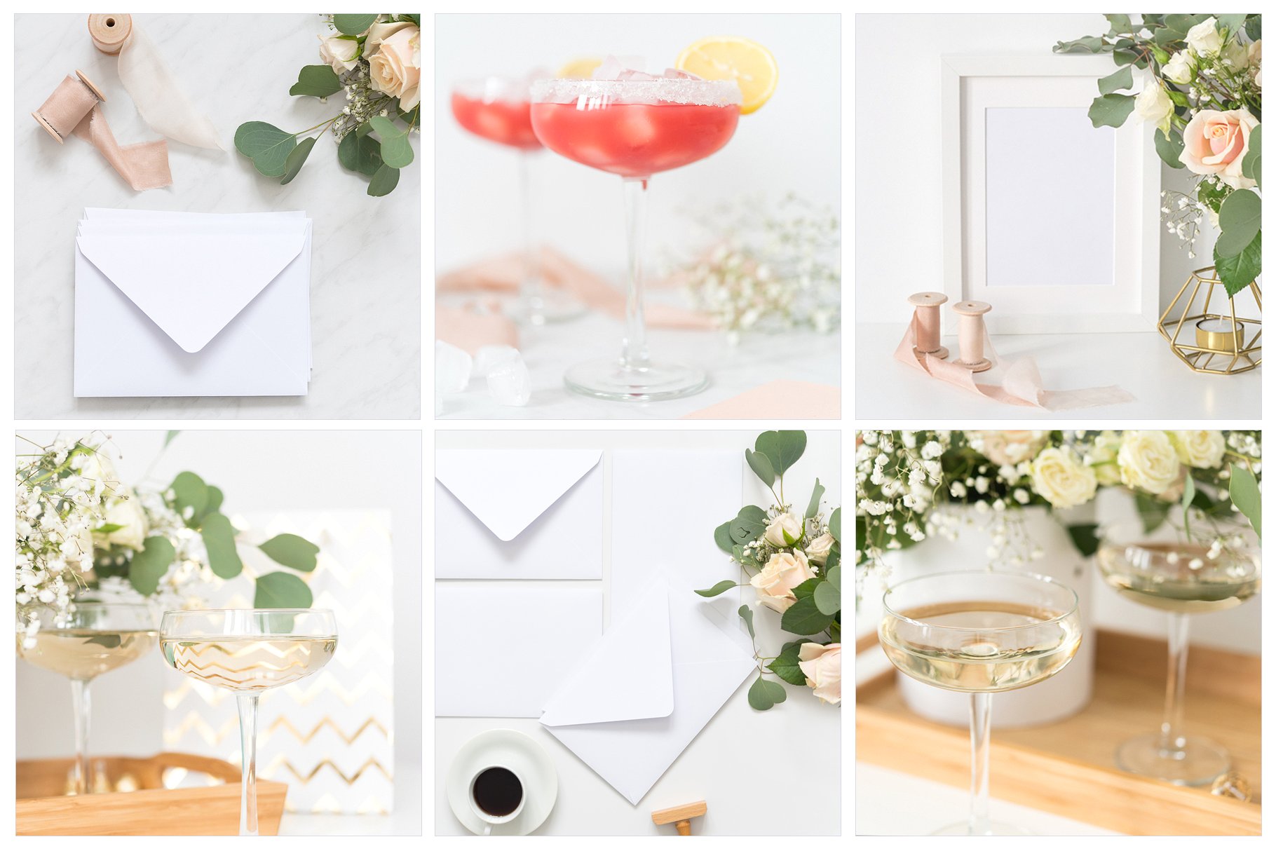 春天主题婚礼花卉背景贴图样机[1.1GB] Floral Bundle: Spring Love & Wedding插图(5)