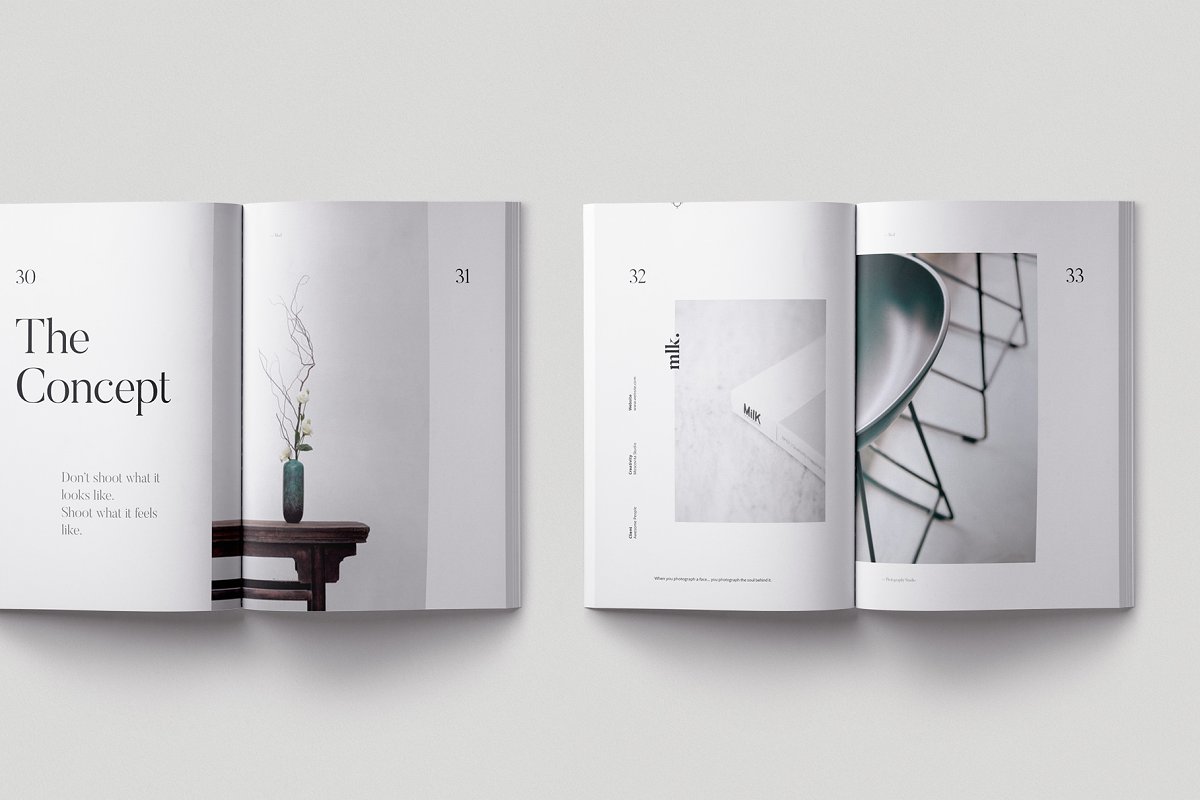 Mod时尚摄影作品图册设计模板插图(4)