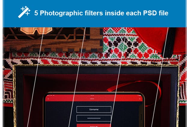高端奢华场景iPhone X展示样机模板 Arabic iPhone X Mockup插图(11)