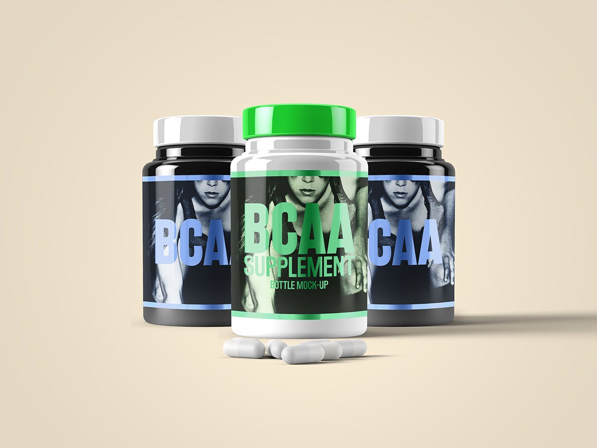 高品质的维生素药品营养品保健品包装设计VI样机展示模型mockups插图(8)