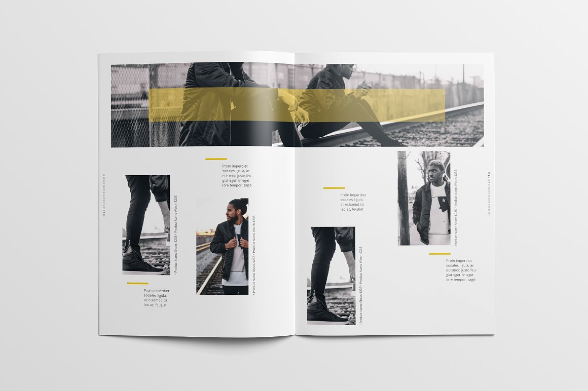 时尚极简的代言人简介杂志模板下载[indd]插图(8)