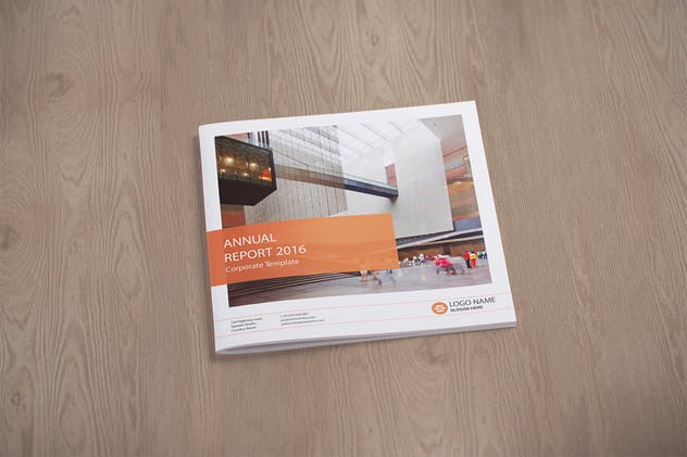 方形杂志封面&排版设计效果图样机素材库精选模板 Photorealistic Square Magazine Mock-up’s插图(10)