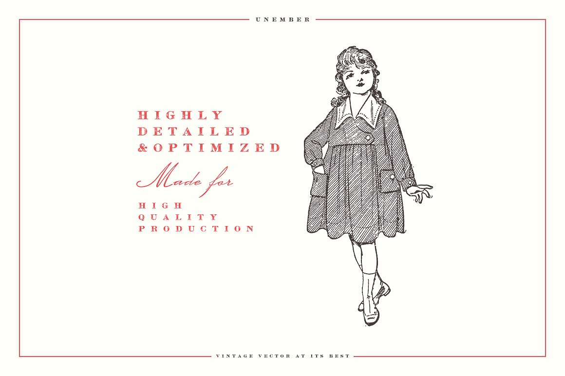 50+复古女性插图素材[ai,png]插图(2)