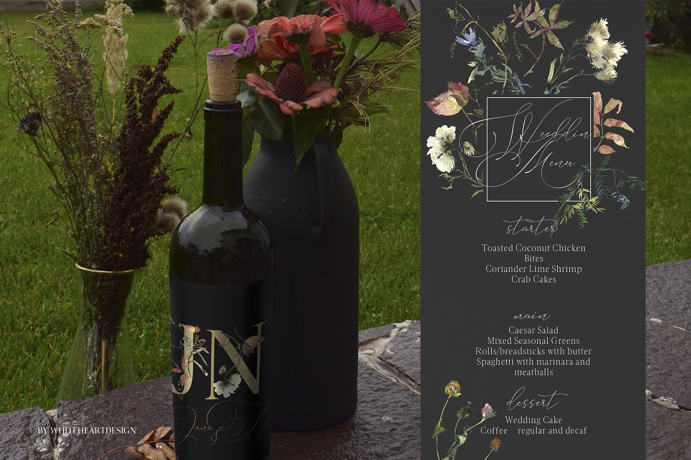 辛辣植物&花卉水彩剪贴画 Spicy Fall Watercolor Leaves Clipart插图(9)